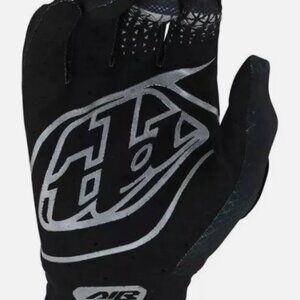 New TLD Air Gloves, Black Mountain Bike Gloves, Troy Lee Designs, Dirt Bike XXL